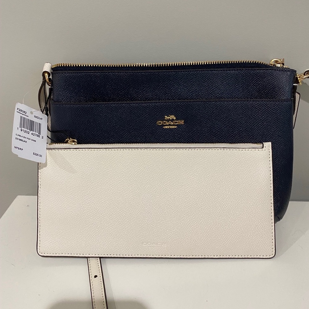 Coach East/West crossbody w/ pop-up pouch (NWT)